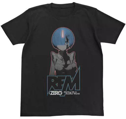 Re:ゼロから始める異世界生活 レム蓄光Tシャツ/BLACK-XL - 公式商品画像 | AniSmile