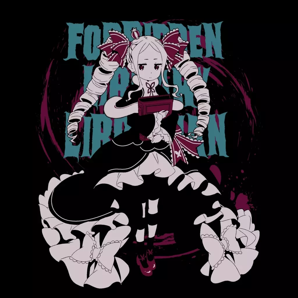 Re:ゼロから始める異世界生活 ベアトリス Tシャツ/BLACK-M 画像 2 | AniSmile