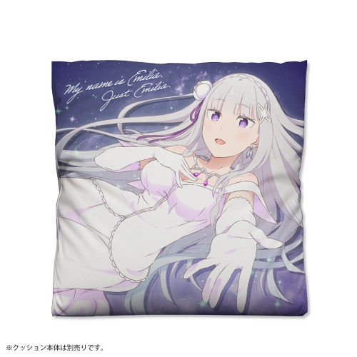 Re:ゼロから始める異世界生活 エミリア 両面プリントクッションカバー 画像 3 | AniSmile