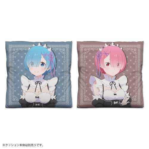 Re:ゼロから始める異世界生活 ラム&レム 両面プリントクッションカバー - 公式商品画像 | AniSmile