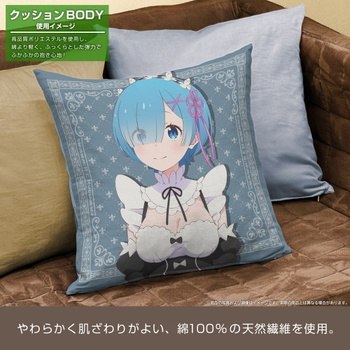 Re:ゼロから始める異世界生活 ラム&レム 両面プリントクッションカバー 画像 5 | AniSmile