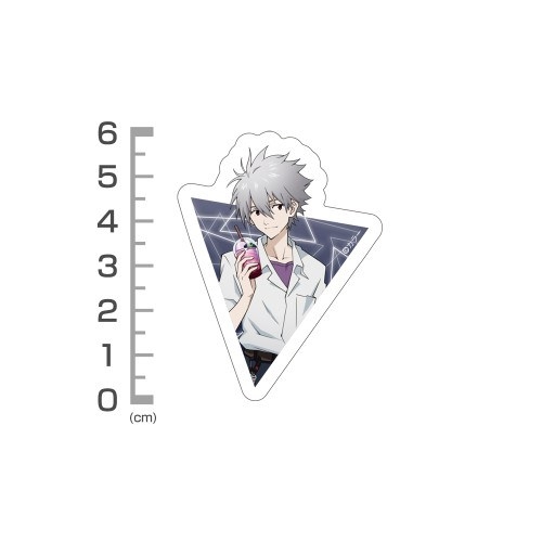 EVANGELION 描き下ろし 渚カヲル ミニステッカーセット 制服Ver. 图片 2 | AniSmile