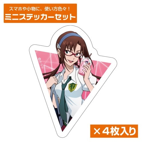 EVANGELION 描き下ろし 真希波・マリ・イラストリアス ミニステッカーセット 制服Ver. - AniSmile