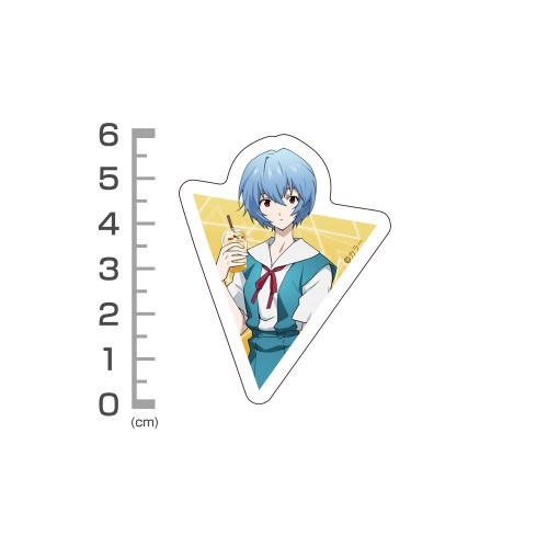 EVANGELION 描き下ろし 綾波レイ ミニステッカーセット 制服Ver. 图片 2 | AniSmile