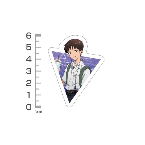 EVANGELION 描き下ろし 碇シンジ ミニステッカーセット 制服Ver. Image 2 | AniSmile