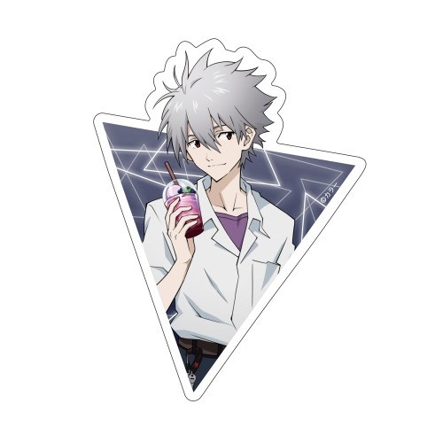 EVANGELION 描き下ろし 渚カヲル 屋外対応ステッカー 制服Ver. Image 2 | AniSmile