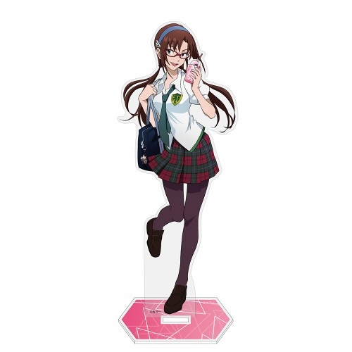 EVANGELION 描き下ろし 真希波・マリ・イラストリアス アクリルスタンド(大) 制服Ver. - AniSmile