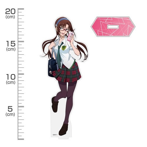 EVANGELION 描き下ろし 真希波・マリ・イラストリアス アクリルスタンド(大) 制服Ver. 图片 2 | AniSmile