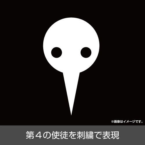 EVANGELION 使徒 刺繍ローキャップ/BLACK 画像 2 | AniSmile