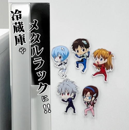 EVANGELION つかまれ!式波・アスカ・ラングレー(マグネット) 画像 3 | AniSmile
