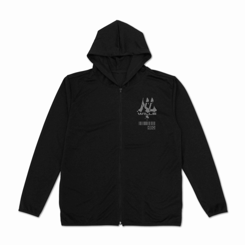 EVANGELION WILLE&KREDIT 薄手ドライパーカー/BLACK-L 画像 4 | AniSmile
