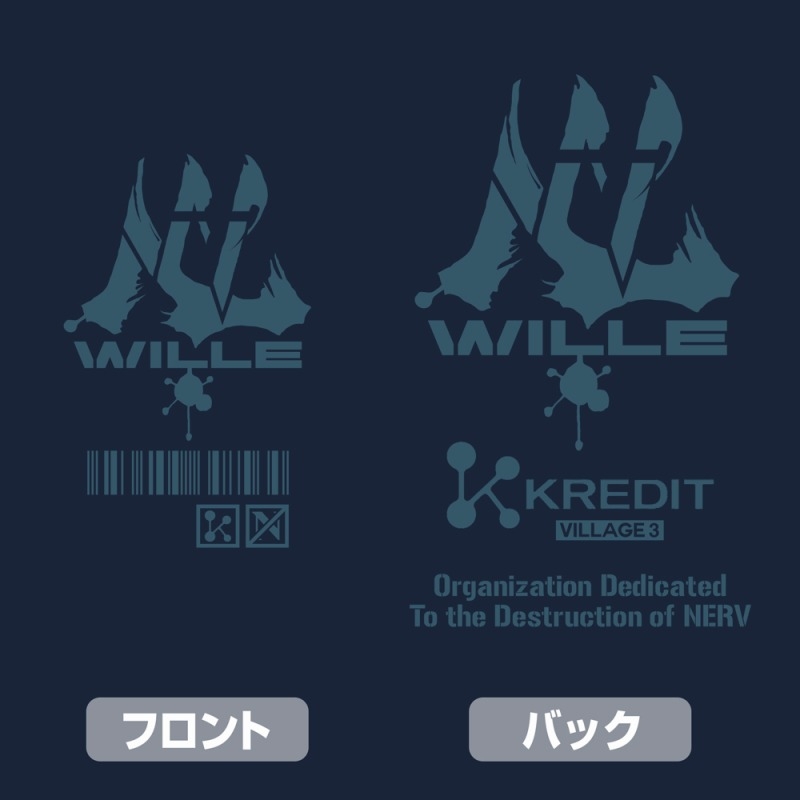 EVANGELION WILLE&KREDIT 薄手ドライパーカー/NAVY-XL 画像 5 | AniSmile