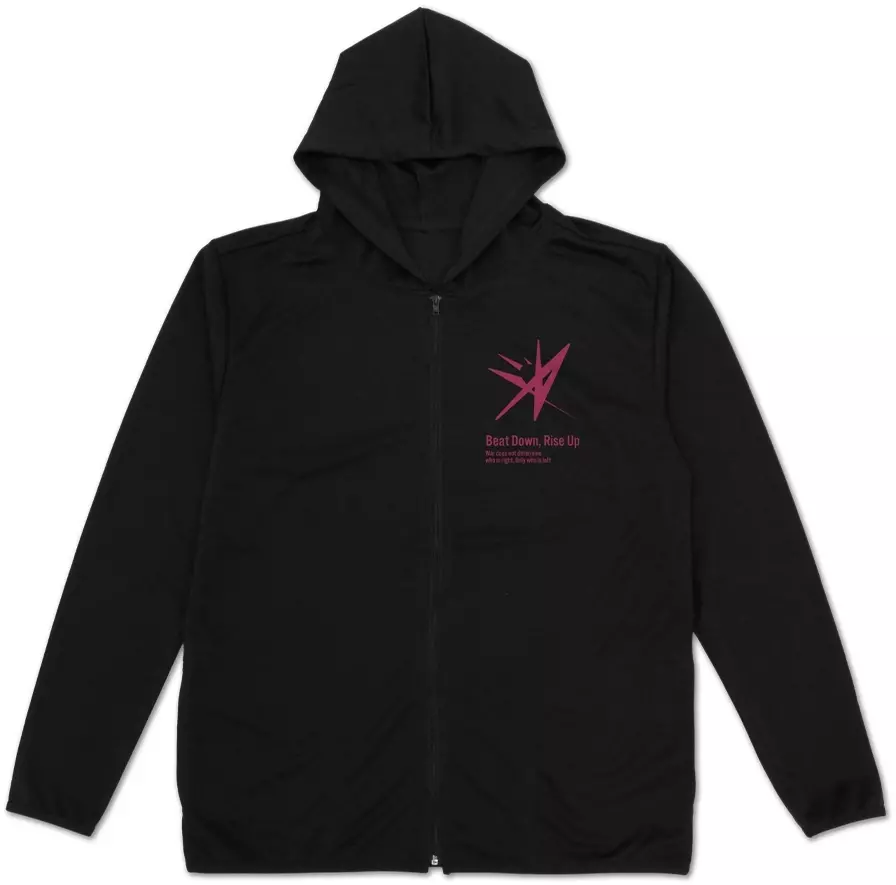 ヘブンバーンズレッド 31A 部隊ロゴ 薄手ドライパーカー/BLACK-M 图片 2 | AniSmile