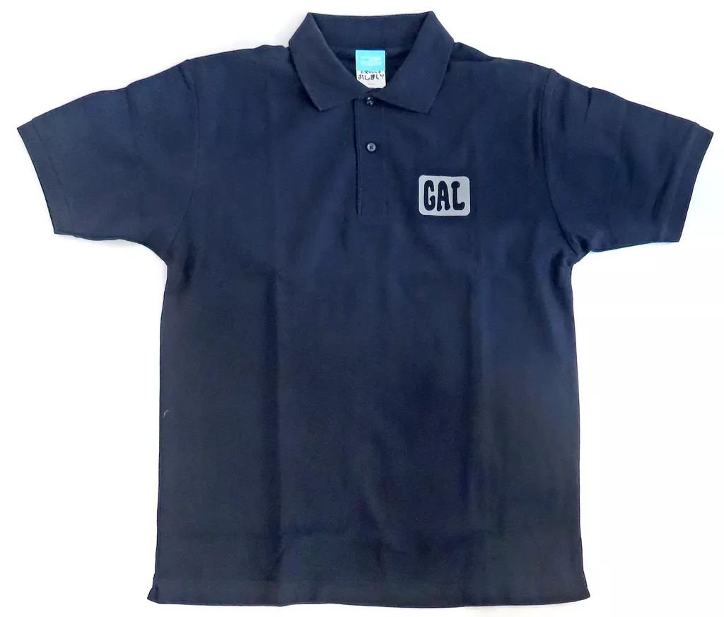 お兄ちゃんはおしまい! かえでの「GAL」 ポロシャツ/NAVY-M - 公式商品画像 | AniSmile