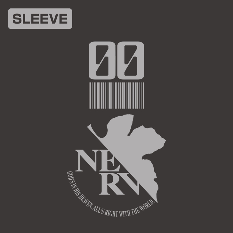 EVANGELION 綾波レイ 袖リブロングスリーブTシャツ/SUMI-M 画像 4 | AniSmile