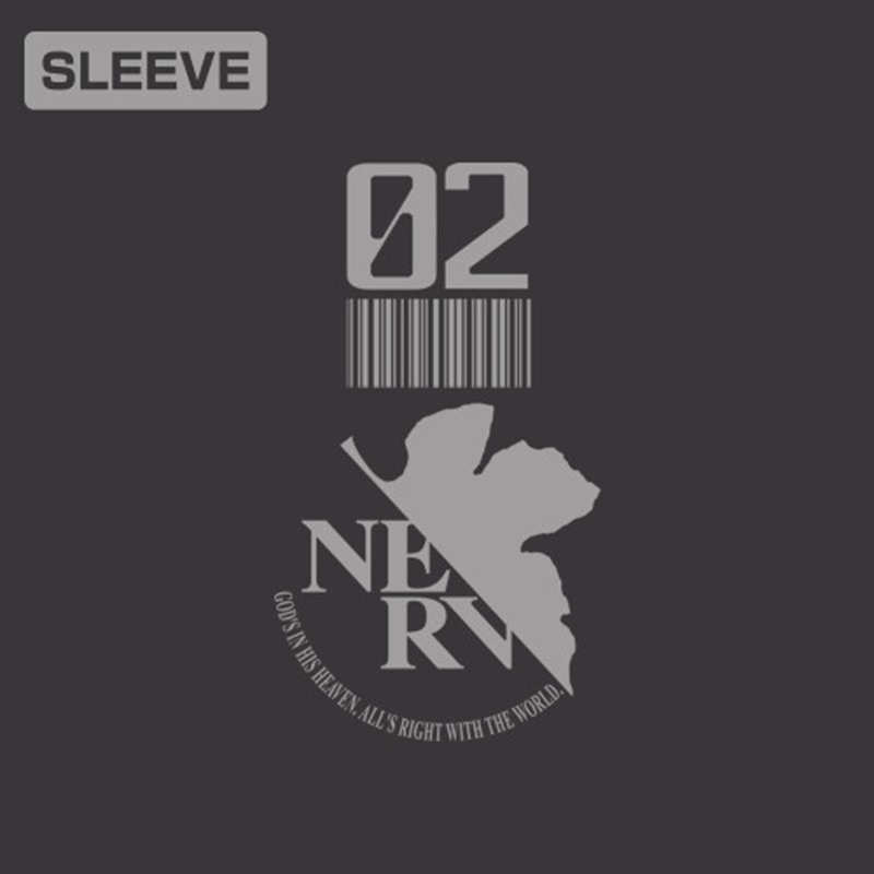 EVANGELION 式波・アスカ・ラングレー 袖リブロングスリーブTシャツ/SUMI-L 画像 4 | AniSmile