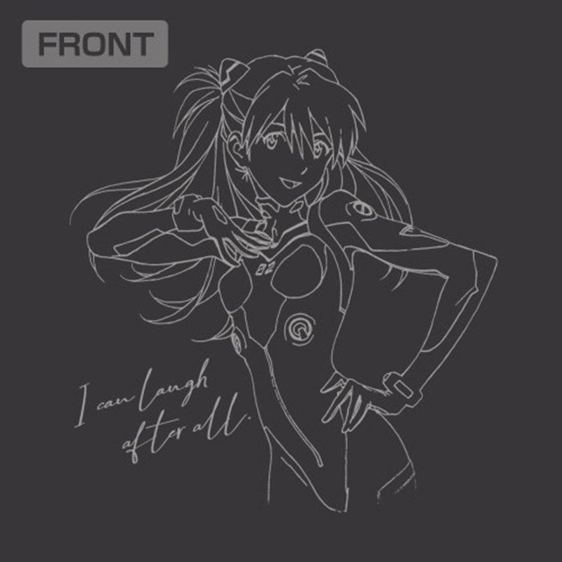 EVANGELION 式波・アスカ・ラングレー 袖リブロングスリーブTシャツ/SUMI-S 画像 3 | AniSmile
