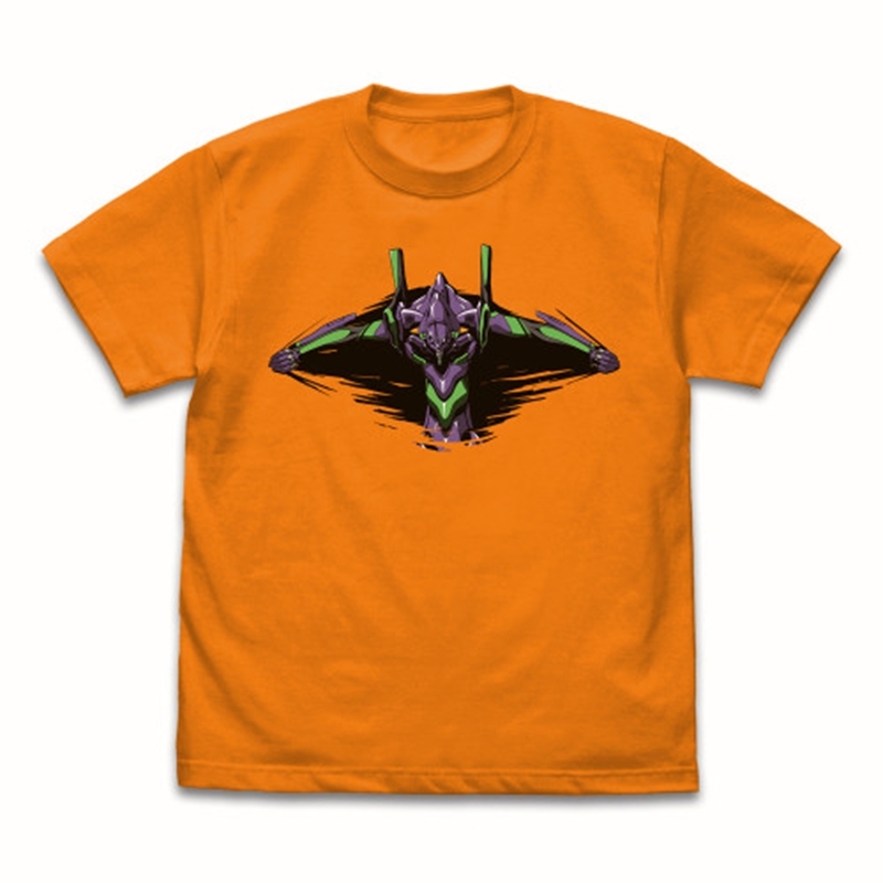 EVANGELION 初号機A.T.フィールド Tシャツ/ORANGE-M 画像 2 | AniSmile