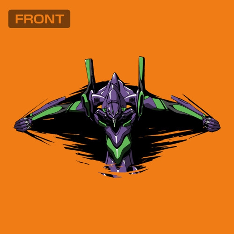 EVANGELION 初号機A.T.フィールド Tシャツ/ORANGE-S 画像 3 | AniSmile