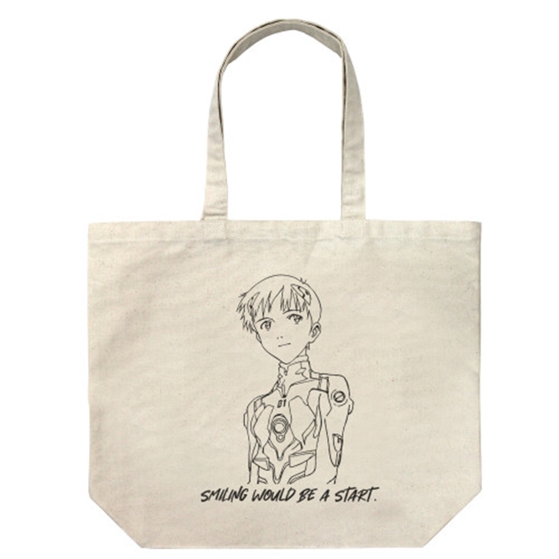 EVANGELION 碇シンジ ラージトート/NATURAL - 公式商品画像 | AniSmile