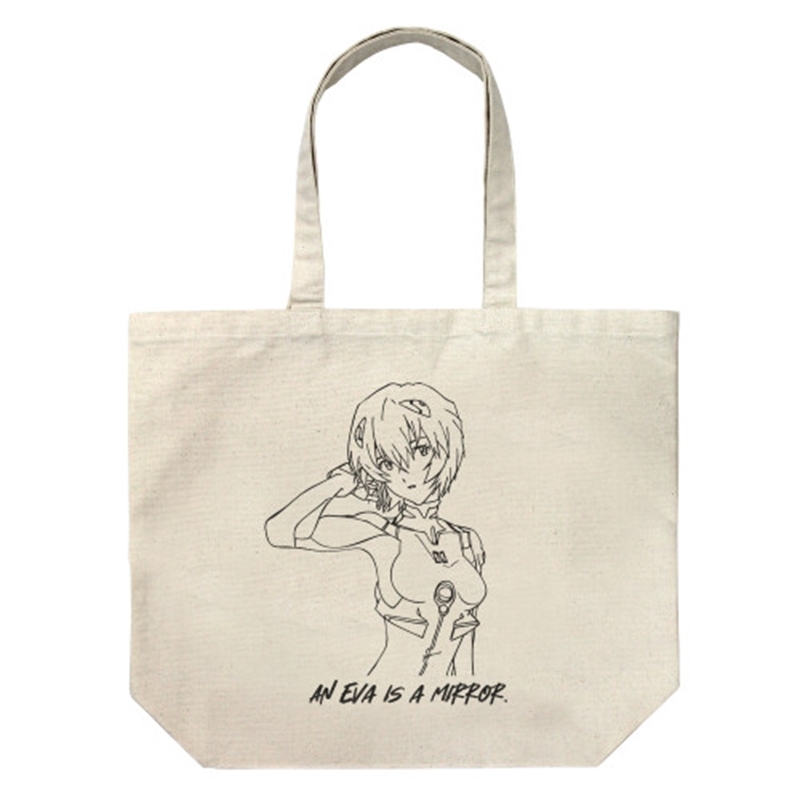 EVANGELION 綾波レイ ラージトート/NATURAL - 公式商品画像 | AniSmile