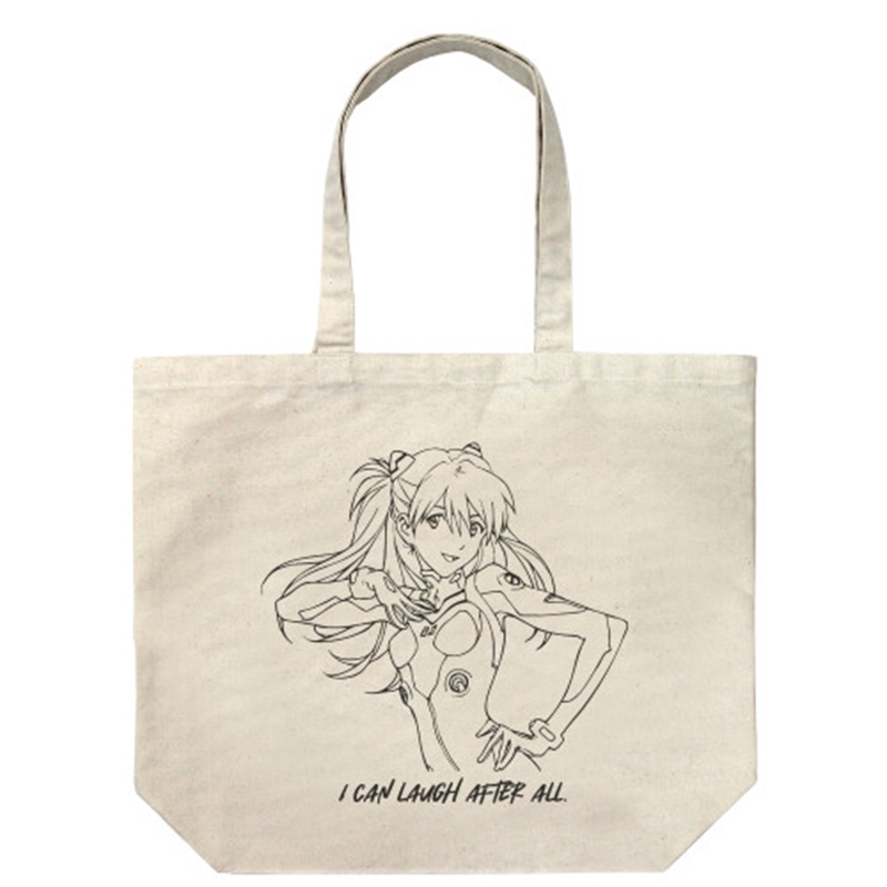 EVANGELION 式波・アスカ・ラングレー ラージトート/NATURAL - 公式商品画像 | AniSmile