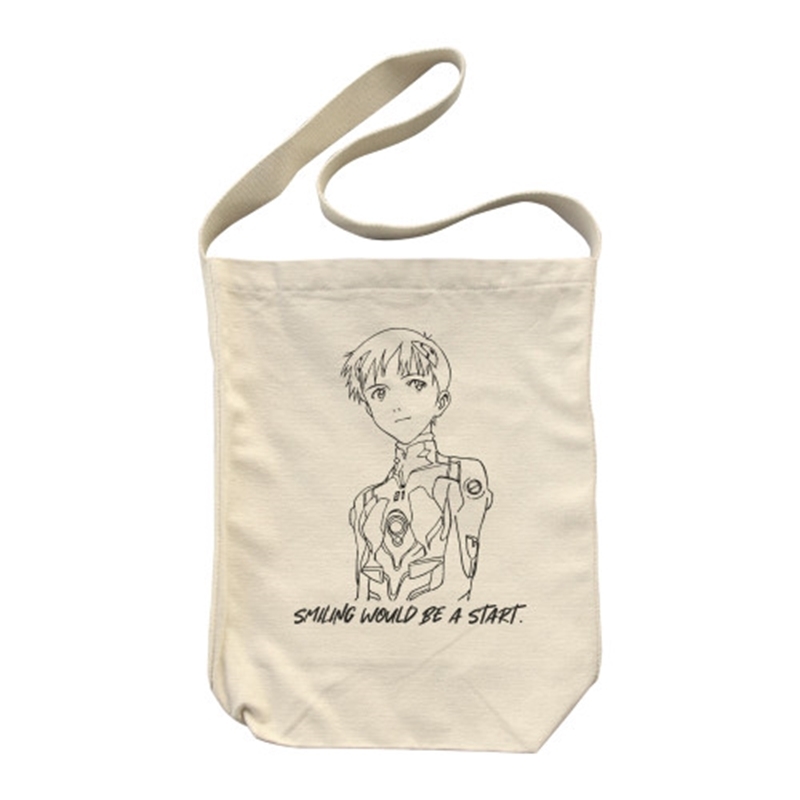 EVANGELION 碇シンジ ショルダートート/NATURAL - 公式商品画像 | AniSmile