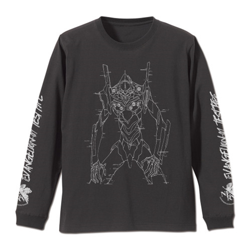 EVANGELION エヴァ初号機 袖リブロングスリーブTシャツ/SUMI-S 画像 2 | AniSmile