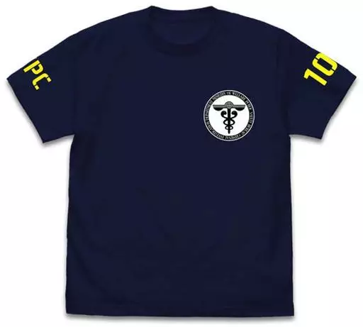 PSYCHO-PASS サイコパス 3 公安局 蓄光Tシャツ/NAVY-M 画像 2 | AniSmile