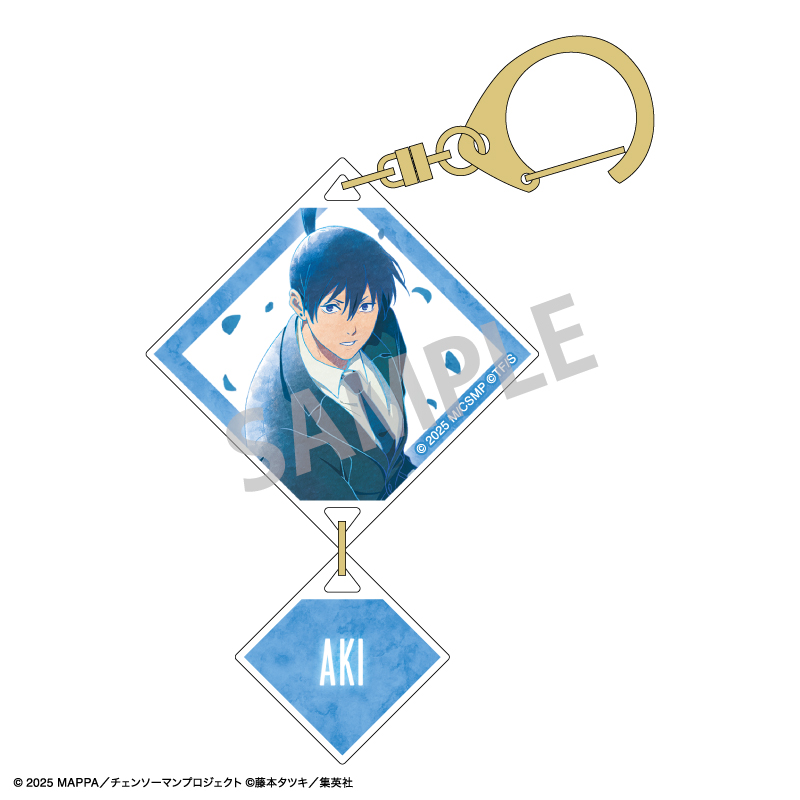 劇場版『チェンソーマン レゼ篇』 ダブルパーツアクリルキーホルダー 早川アキ/浮遊感/カミアニTOUCH 画像 3 | AniSmile