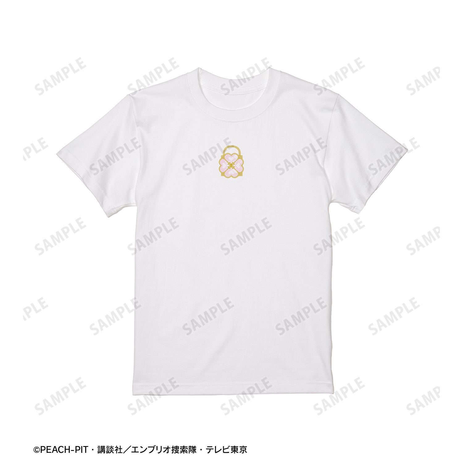 TVアニメ『しゅごキャラ!』 アミュレットハート アンロック場面写Tシャツメンズ(サイズ/S) 图片 3 | AniSmile