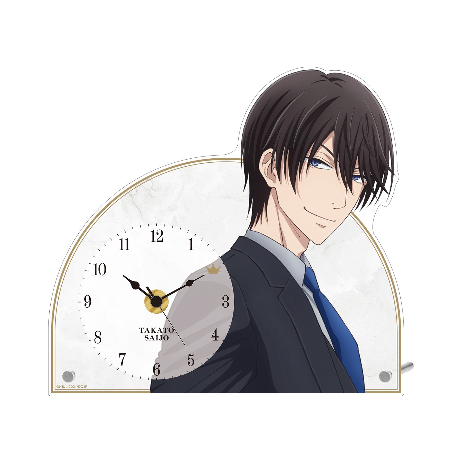 「劇場版 抱かれたい男1位に脅されています。~スペイン編~」 西條高人 アクリルスタンド時計 - 公式商品画像 | AniSmile