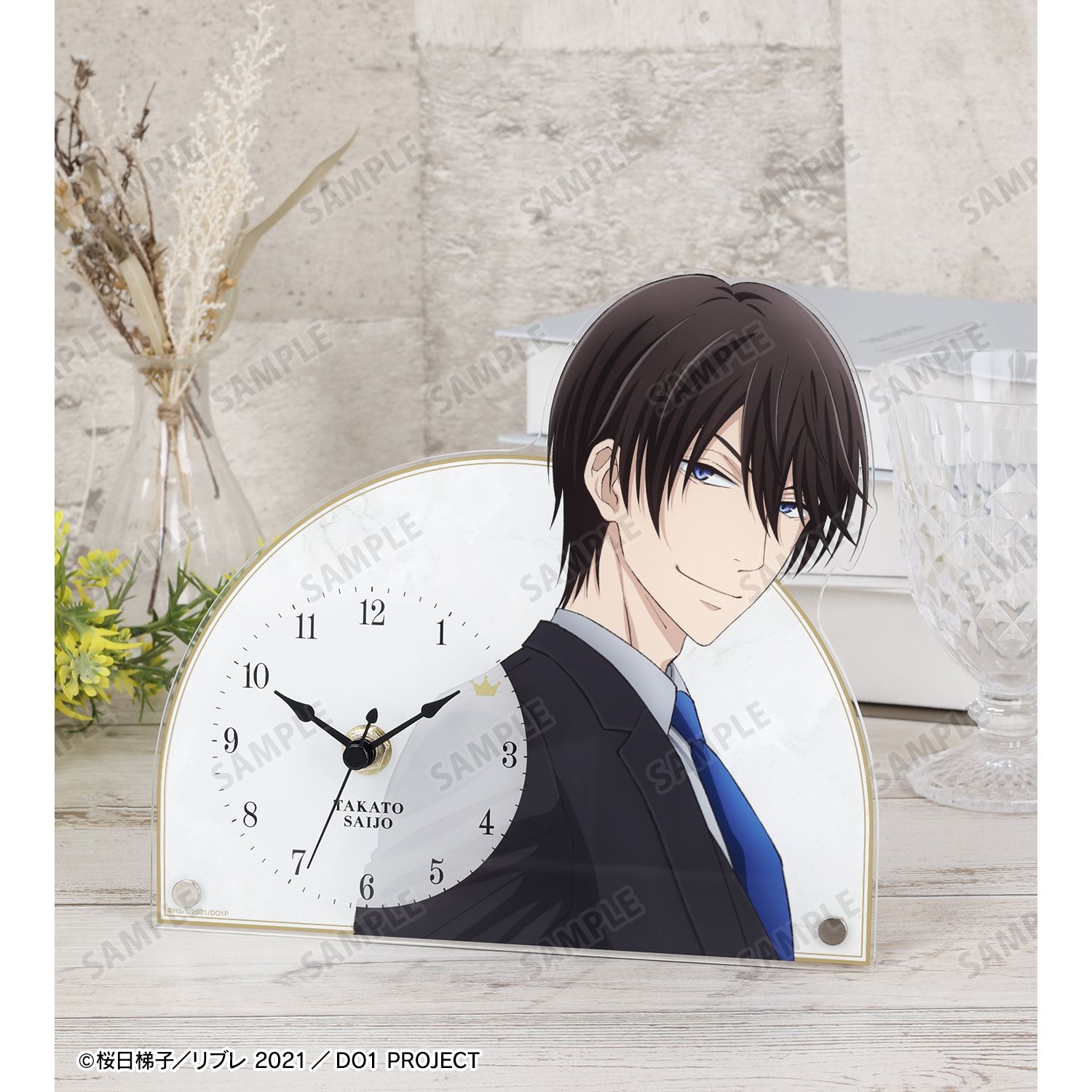「劇場版 抱かれたい男1位に脅されています。~スペイン編~」 西條高人 アクリルスタンド時計 画像 4 | AniSmile