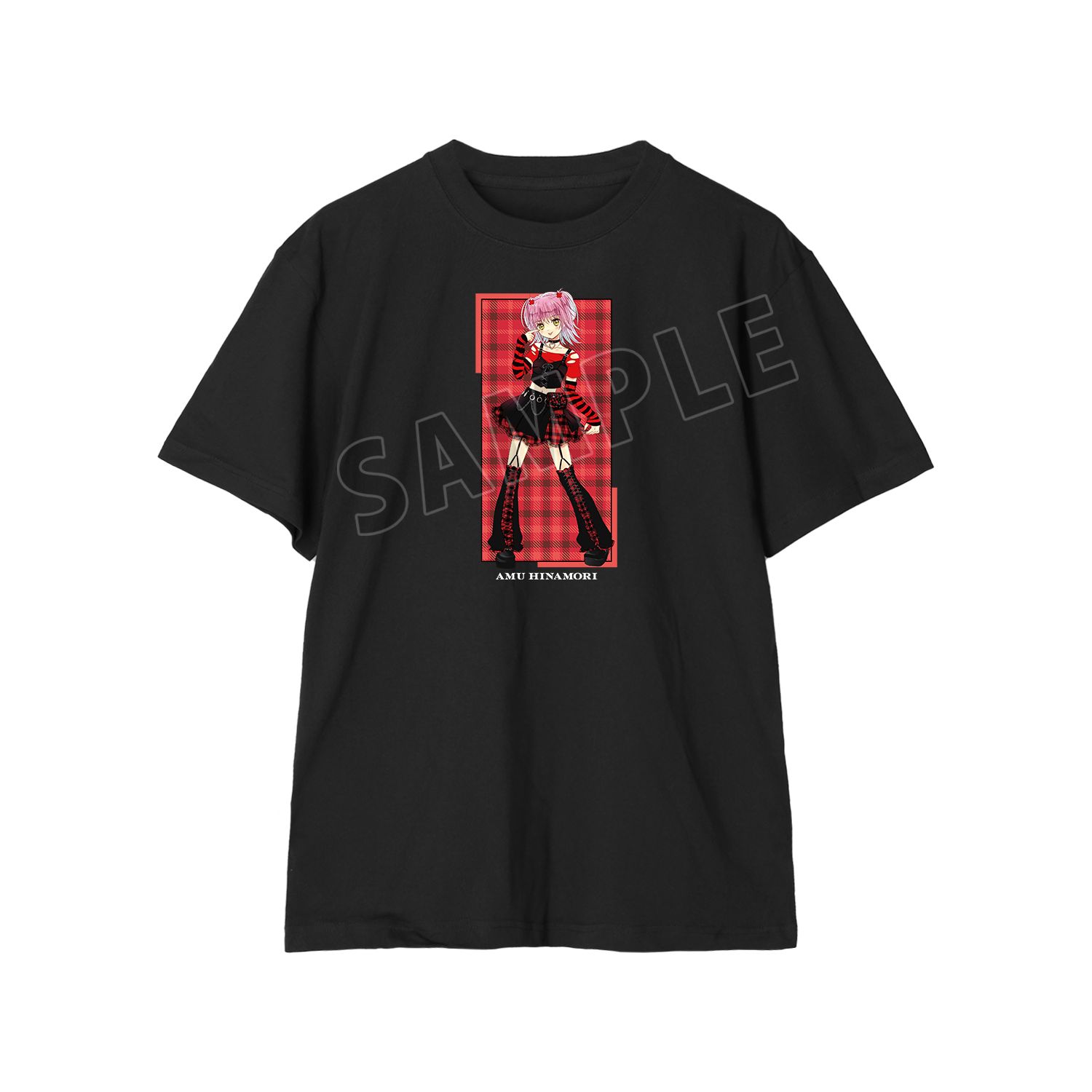 『しゅごキャラ!』 PEACH-PIT先生 描き下ろし 日奈森あむ ゴスパンクver. Tシャツメンズ(サイズ/L) - 公式商品画像 | AniSmile