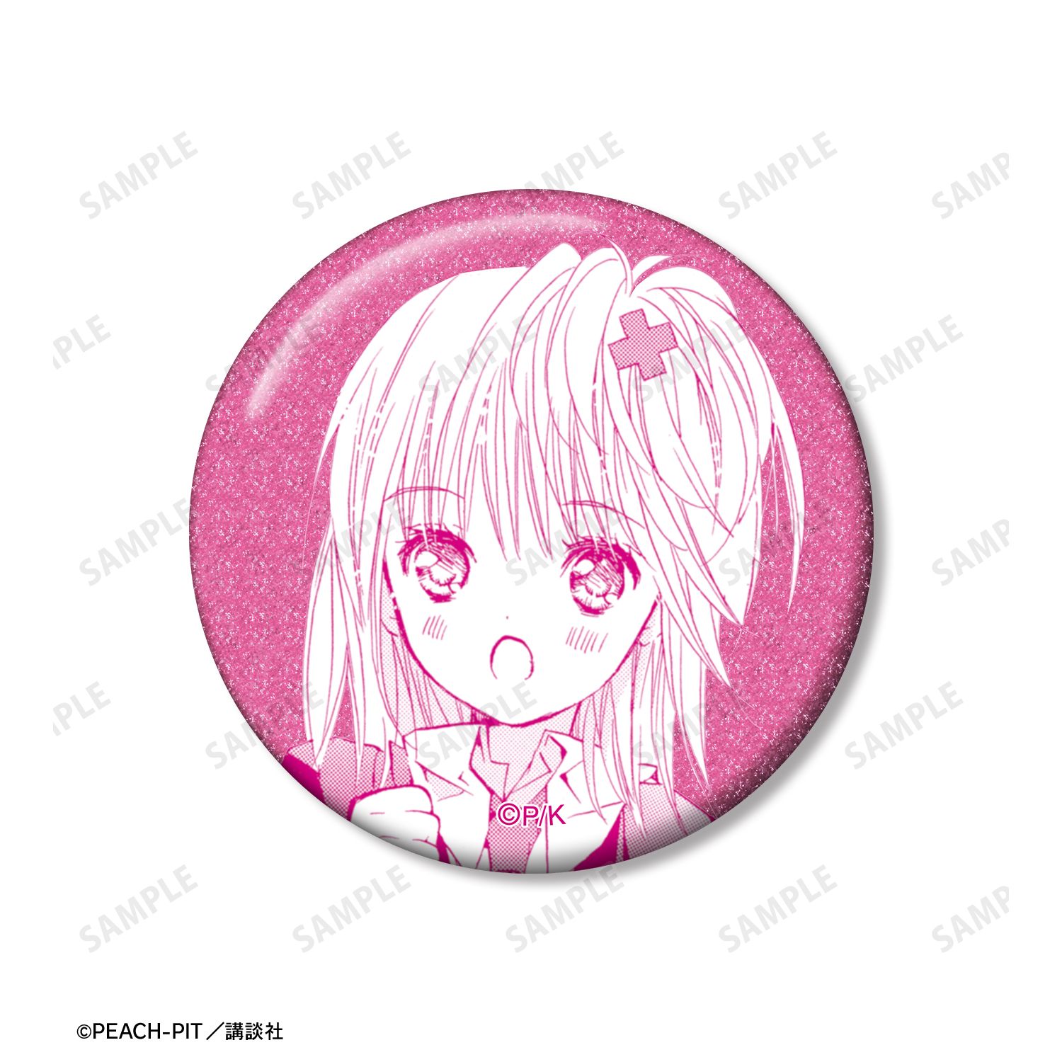 『しゅごキャラ!』 日奈森 あむ 原作コマグリッター缶バッジ3個セット 画像 2 | AniSmile