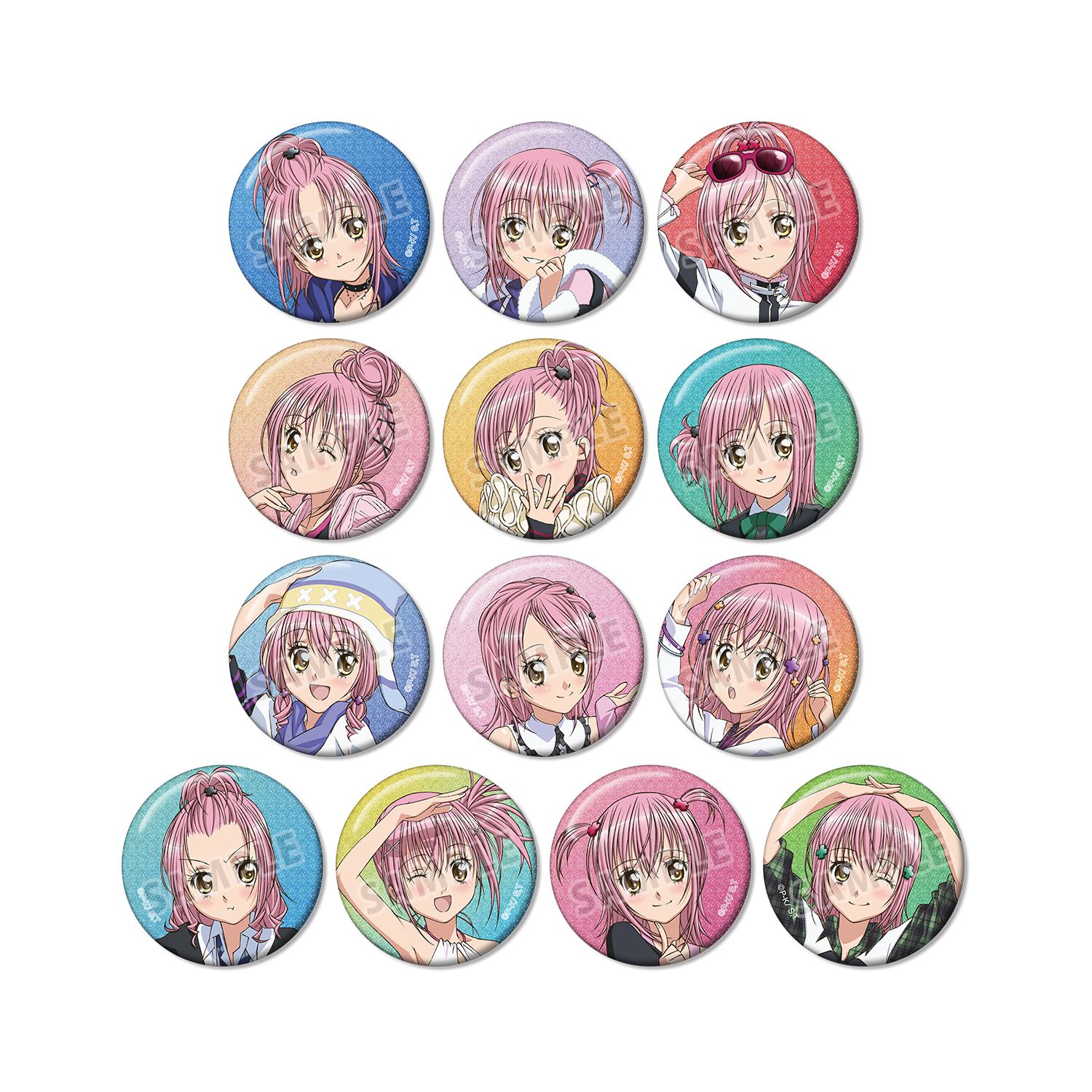 TVアニメ『しゅごキャラ!』 トレーディング 日奈森 あむオンリー グリッター缶バッジ(単位/単品) - 公式商品画像 | AniSmile