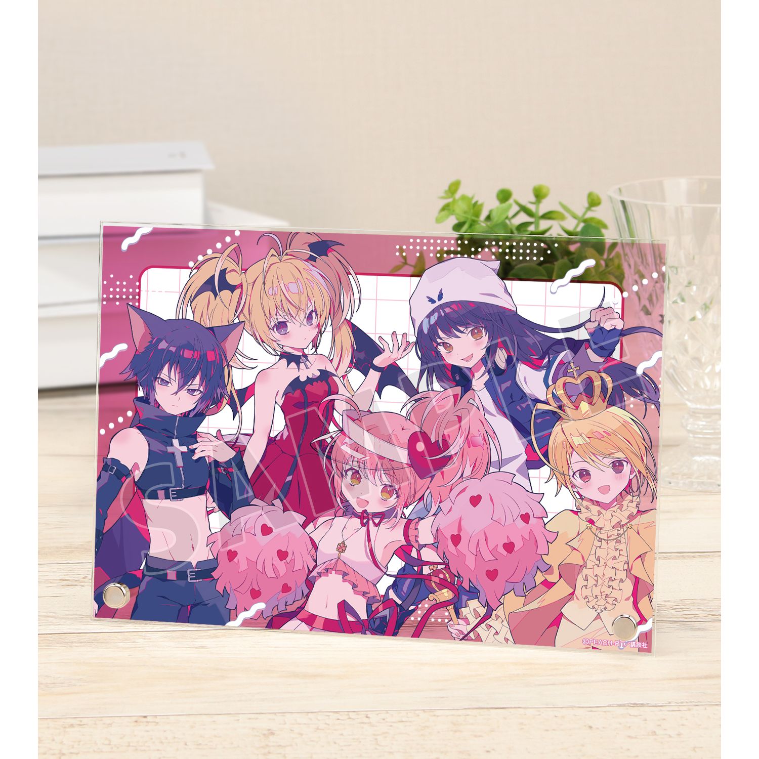 『しゅごキャラ!』 夢ノ内さんイラスト 集合 キャラなりver. A5アクリルパネル - 公式商品画像 | AniSmile