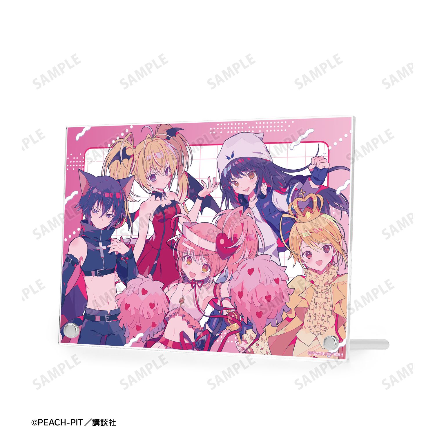 『しゅごキャラ!』 夢ノ内さんイラスト 集合 キャラなりver. A5アクリルパネル 画像 3 | AniSmile