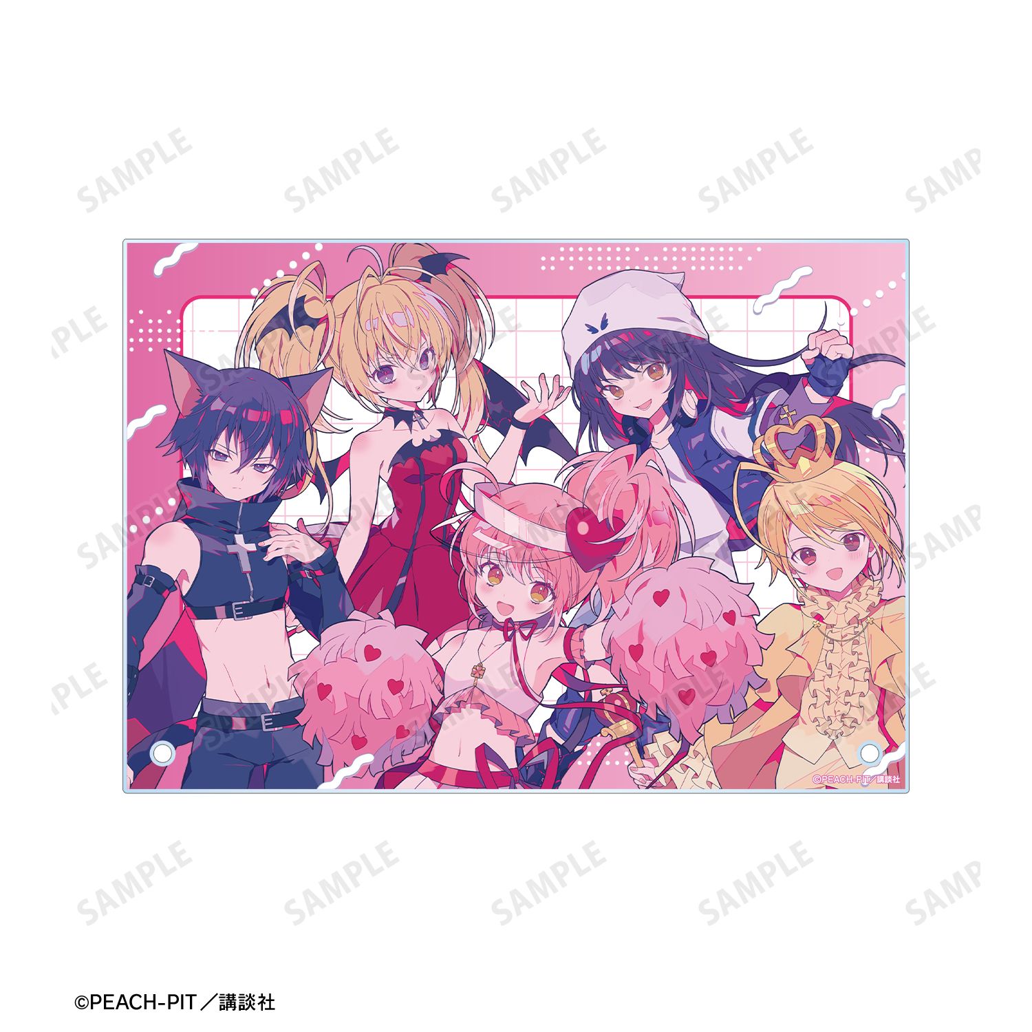 『しゅごキャラ!』 夢ノ内さんイラスト 集合 キャラなりver. A5アクリルパネル 画像 5 | AniSmile