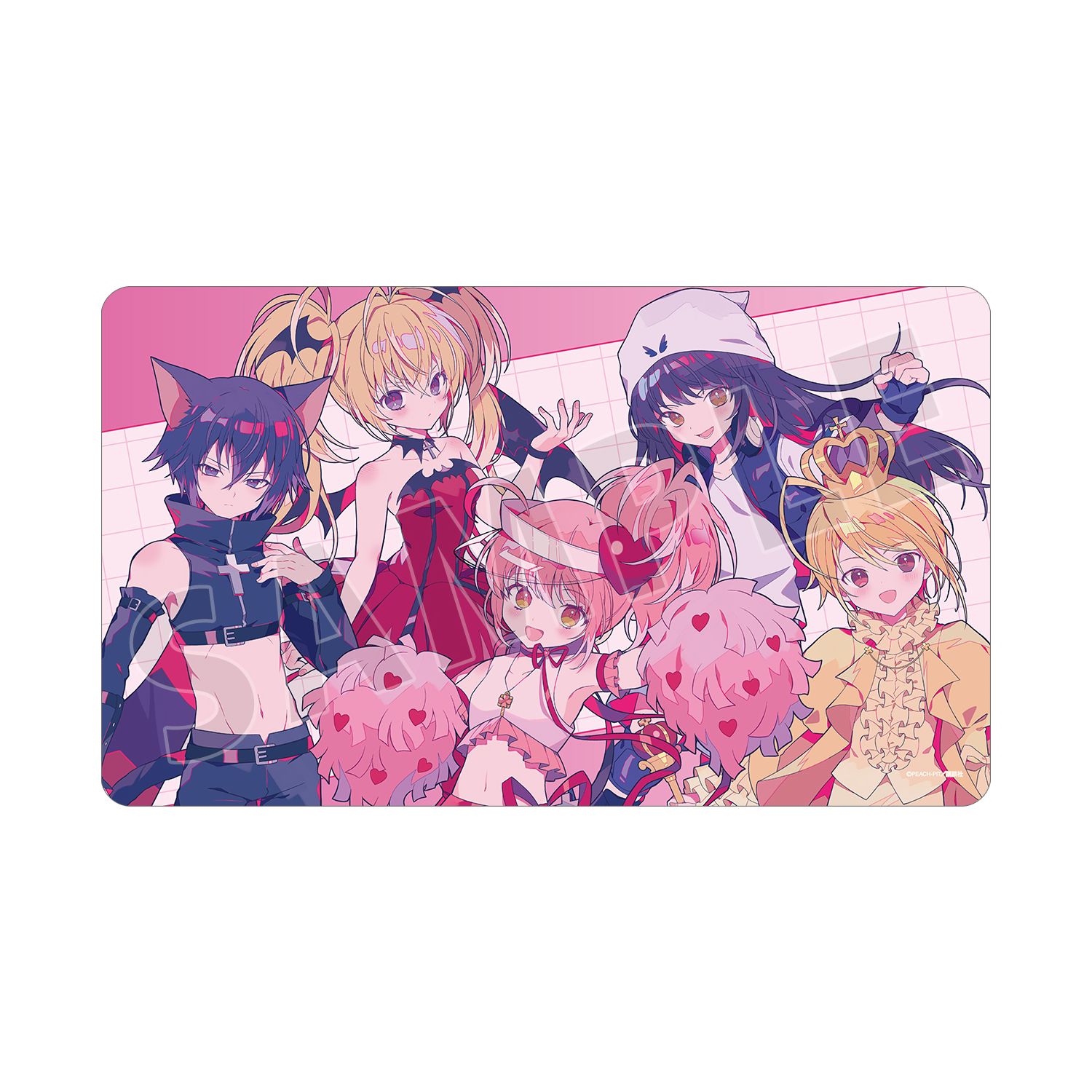 『しゅごキャラ!』 夢ノ内さんイラスト 集合 キャラなりver. マルチデスクマット - 公式商品画像 | AniSmile