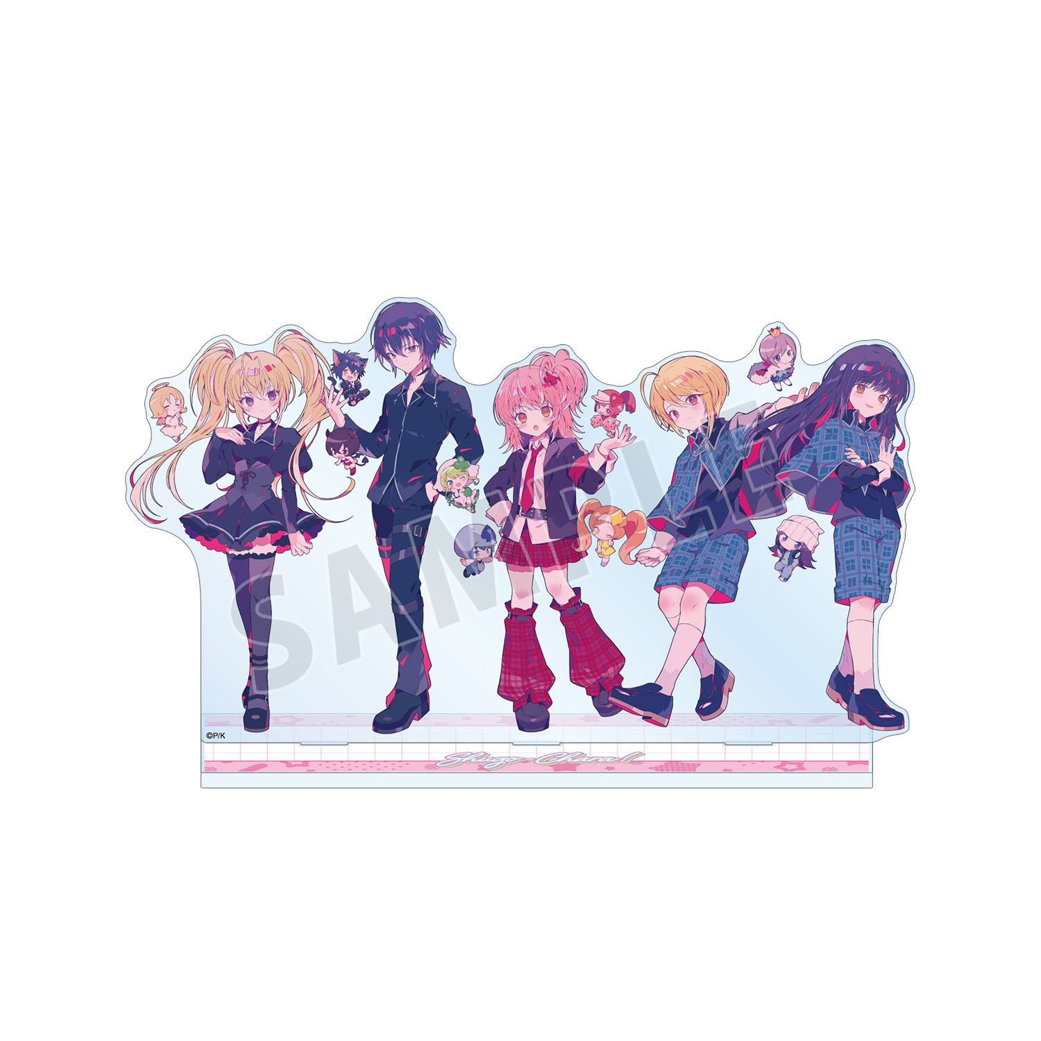 『しゅごキャラ!』 夢ノ内さんイラスト 集合 制服ver. BIGアクリルスタンド - 公式商品画像 | AniSmile
