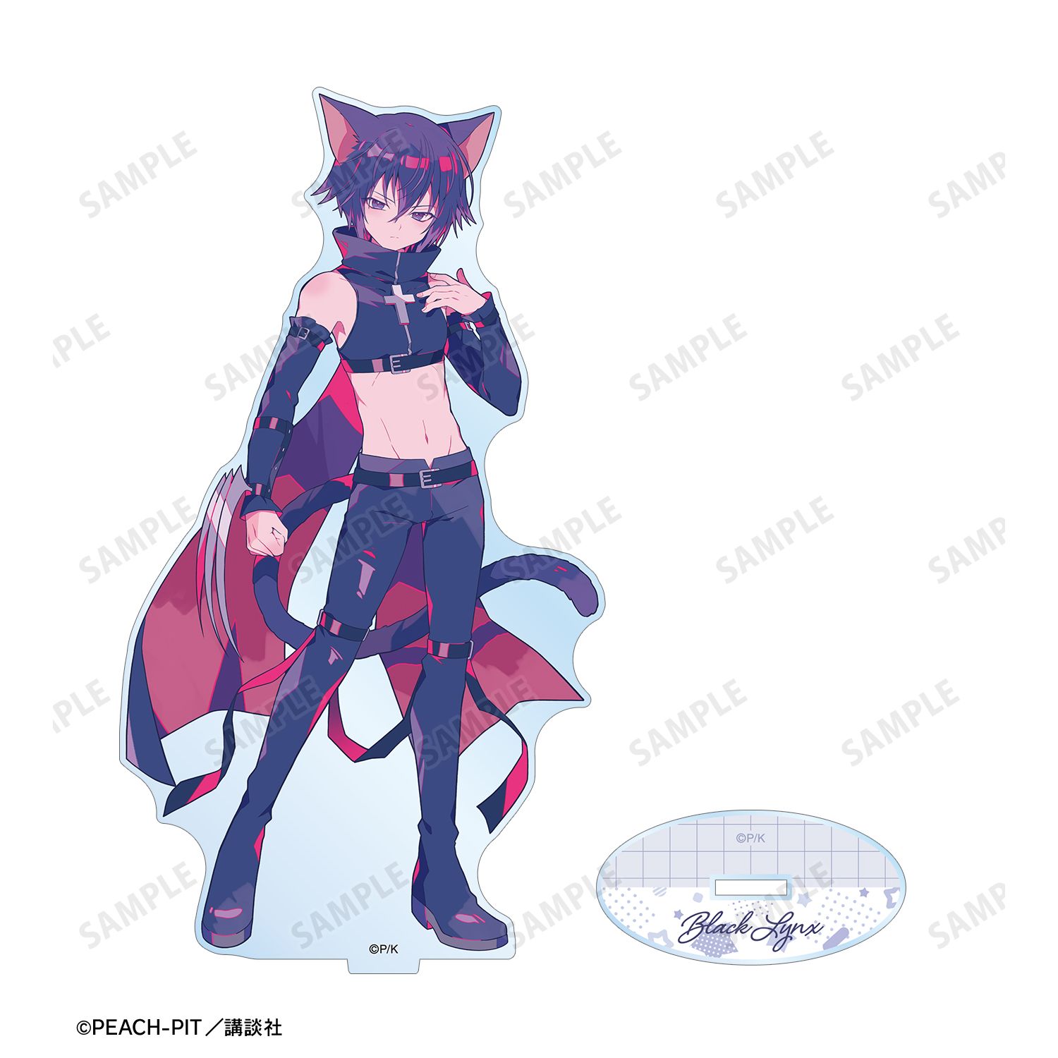 『しゅごキャラ!』 夢ノ内さんイラスト ブラックリンクス キャラなりver. BIGアクリルスタンド 画像 3 | AniSmile