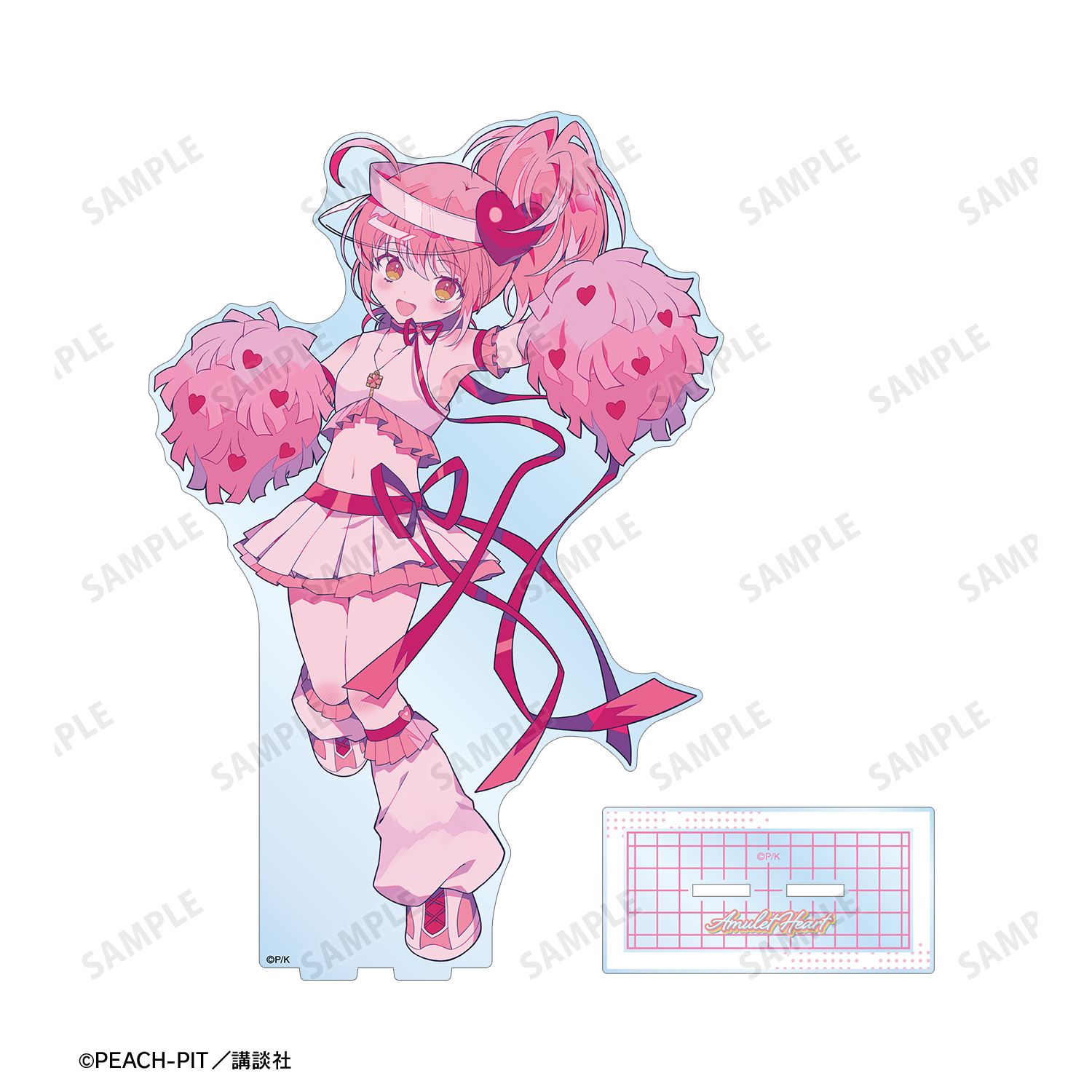 『しゅごキャラ!』 夢ノ内さんイラスト アミュレットハート キャラなりver. 特大アクリルスタンド 画像 3 | AniSmile