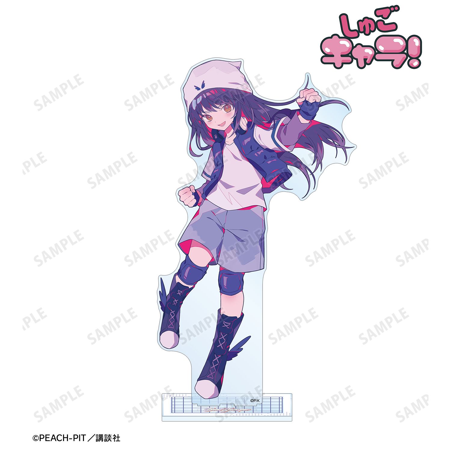 『しゅごキャラ!』 夢ノ内さんイラスト ビートジャンパー キャラなりver. 特大アクリルスタンド 画像 3 | AniSmile