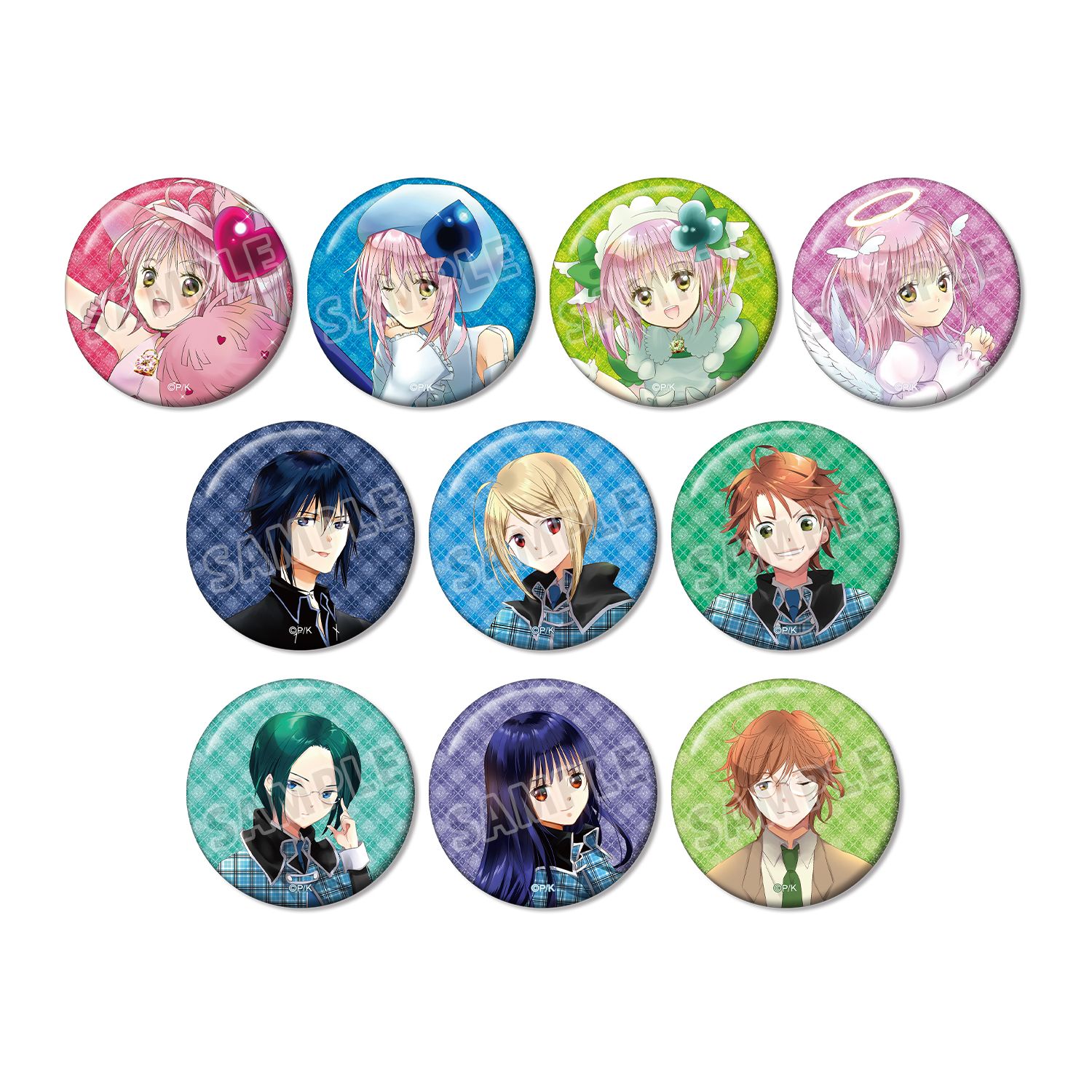 『しゅごキャラ!』 トレーディング新装版表紙イラストグリッター缶バッジ(単位/単品) 画像 2 | AniSmile