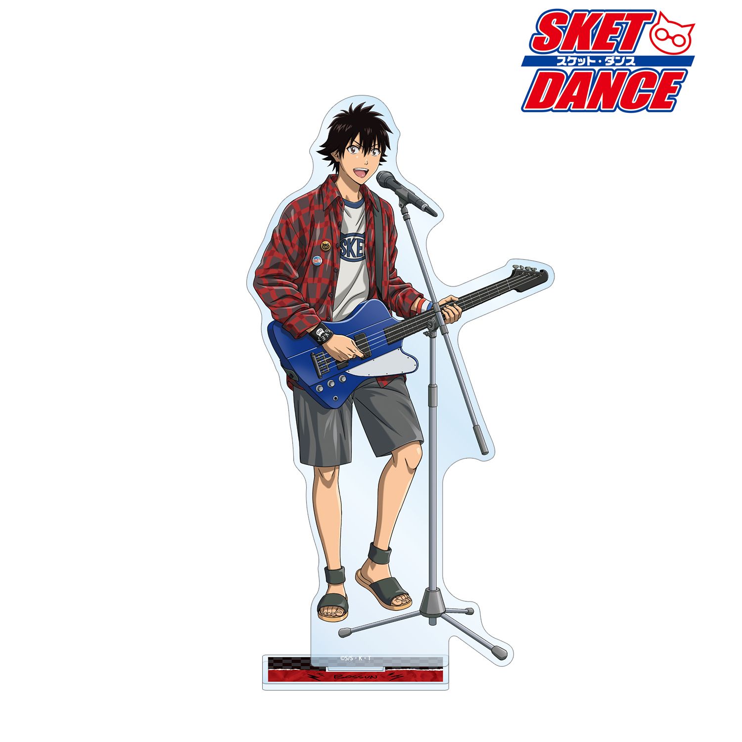 TVアニメ「SKET DANCE」 描き下ろし ボッスン バンドver. 特大アクリルスタンド 画像 2 | AniSmile
