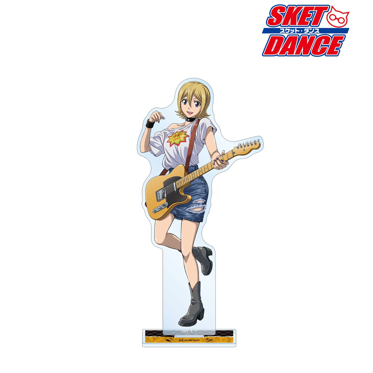 TVアニメ「SKET DANCE」 描き下ろし ヒメコ バンドver. 特大アクリルスタンド 画像 2 | AniSmile