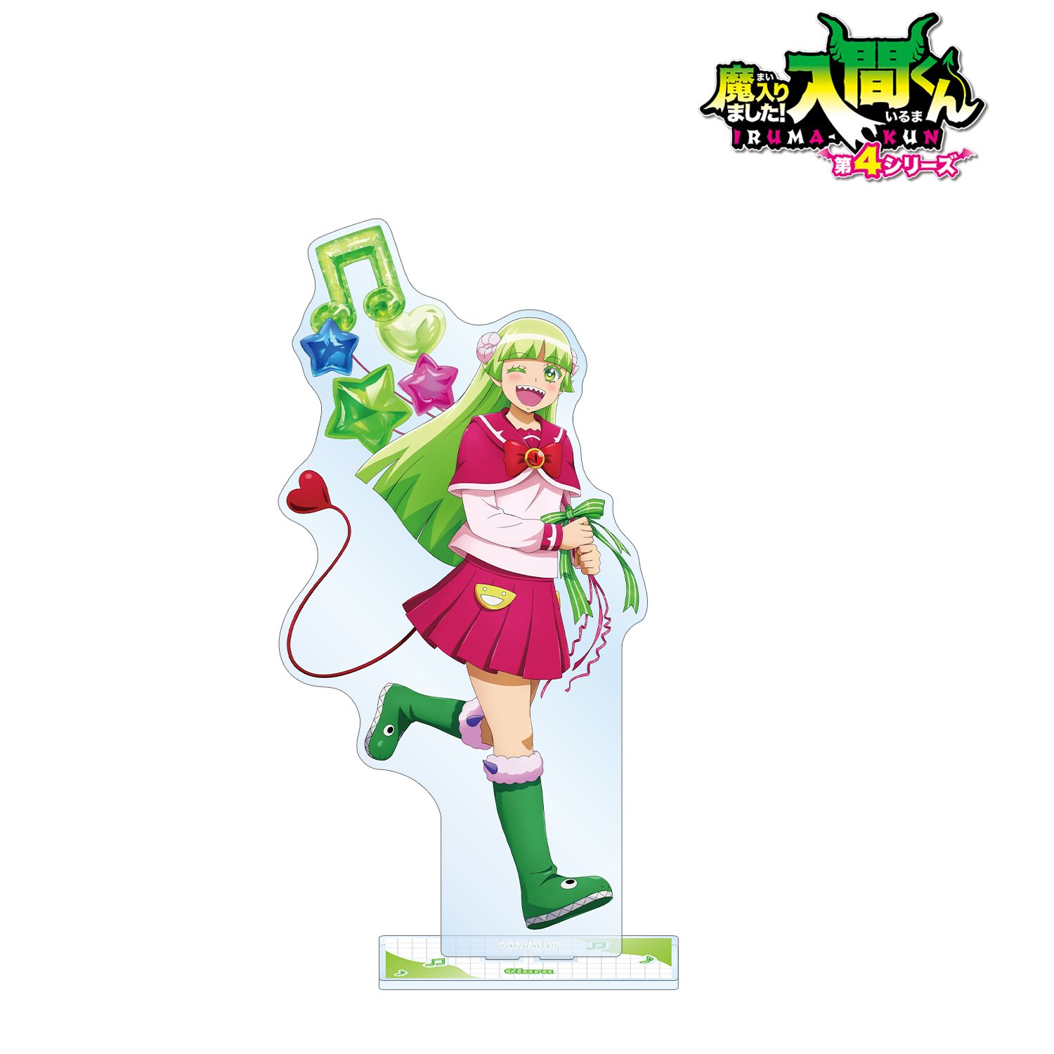 アニメ「魔入りました!入間くん」 描き下ろし ウァラク・クララ 音符バルーンver. 特大アクリルスタンド 画像 2 | AniSmile