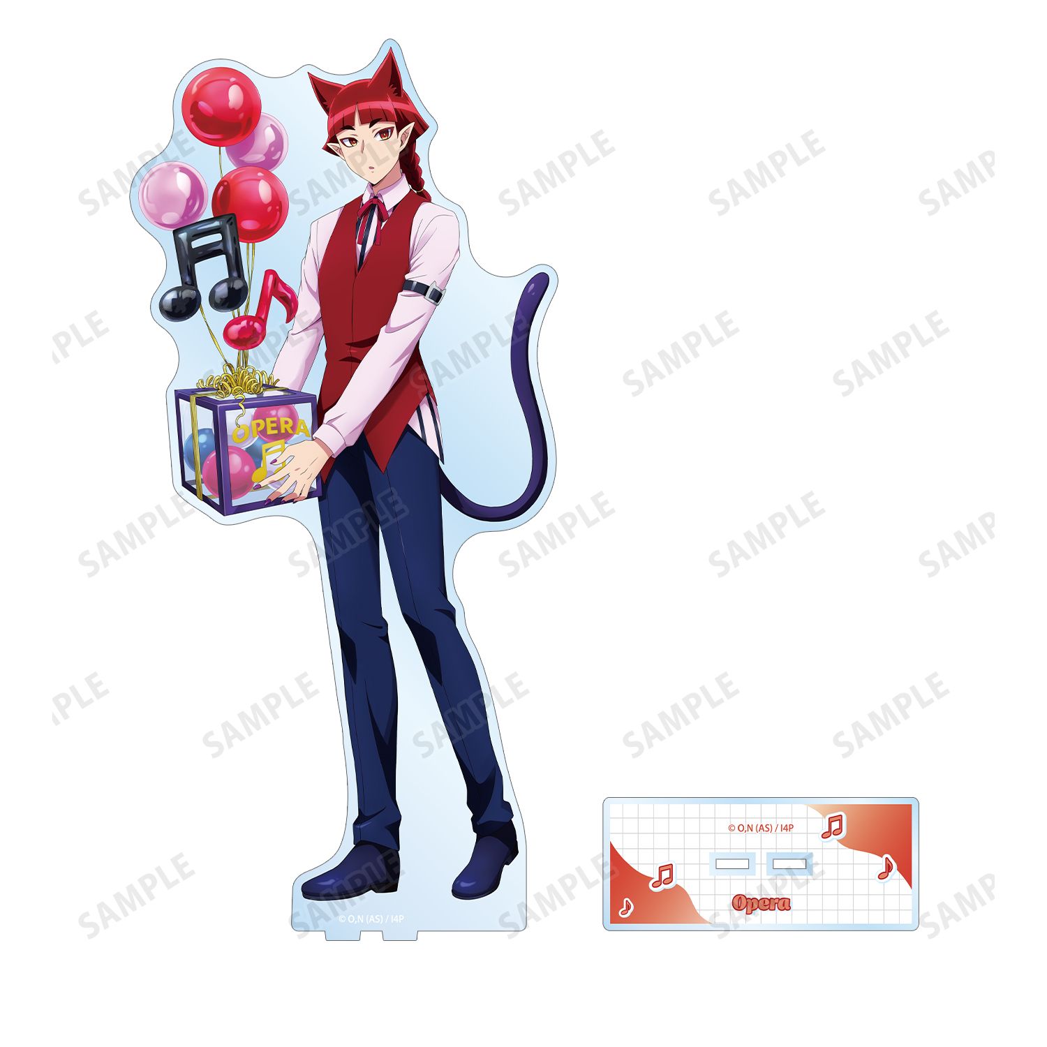 アニメ「魔入りました!入間くん」 描き下ろし オペラ 音符バルーンver. 特大アクリルスタンド 画像 3 | AniSmile