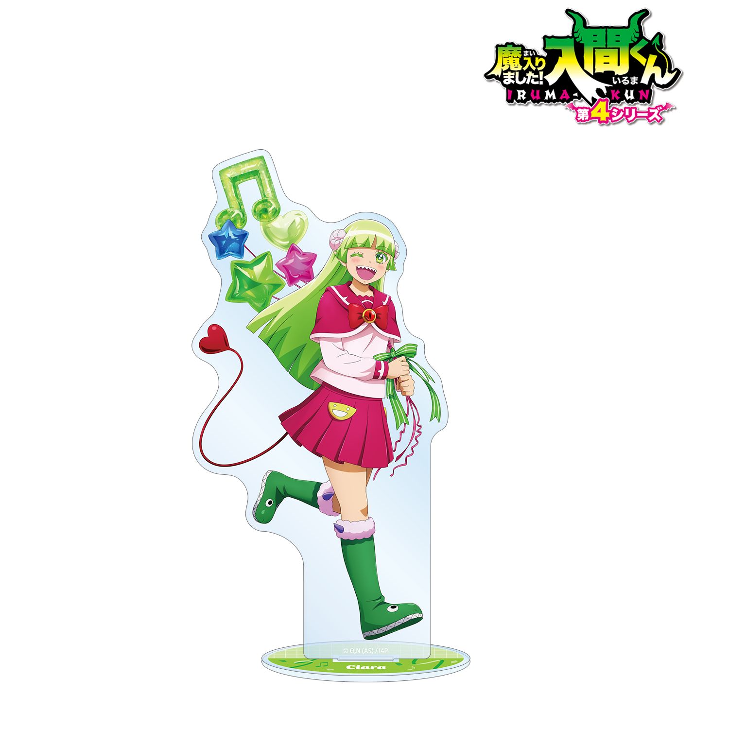 アニメ「魔入りました!入間くん」 描き下ろし ウァラク・クララ 音符バルーンver. BIGアクリルスタンド 画像 2 | AniSmile